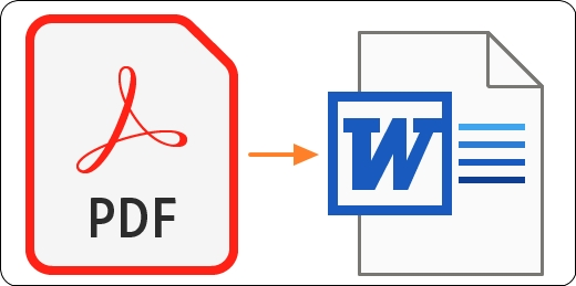 4-step instructions to convert Word files to PDF.